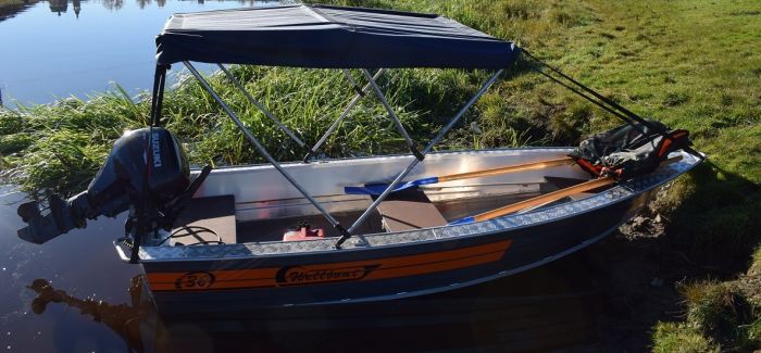 Алюминиевая лодка Wellboat-36