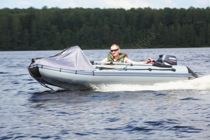 Лодка надувная Адмирал 305 Classic Lux светло - черный