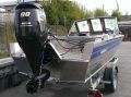 Алюминиевая моторная лодка RusBoat 47 JET под подвесной водомет Алюминиевая моторная лодка RusBoat 47 JET под подвесной водомет