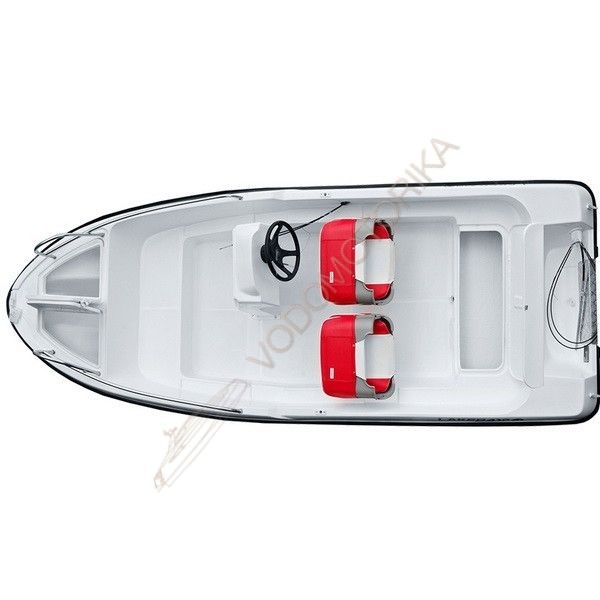 Лодка стеклопластиковая LAKER T410 Console белый (40054)