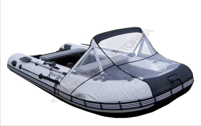 Носовой тент прозрачный Riverboats RB 450-490