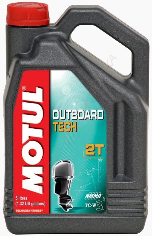 Моторное масло для 2-х тактных двигателей MOTUL OUTBOARD TECH 2T (5 л)