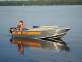 Алюминиевая лодка Wellboat-42 NexT румпельное управление Алюминиевая лодка Wellboat-42 NexT румпельное управление