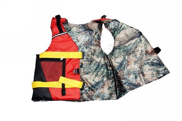 Спасательный жилет № 1 3XL-4XL (р. 56-58) ( камуфляж,оранжевый,желтый,красный)