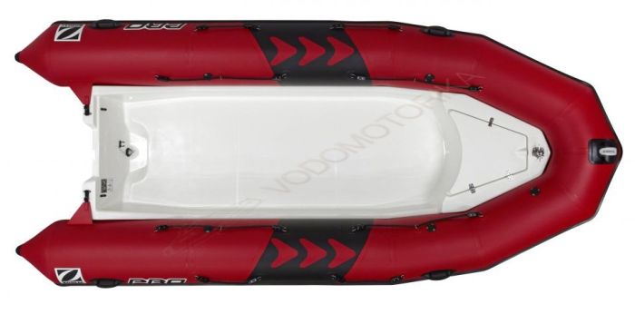 Надувная лодка ZODIAC PRO 500 TOURING PVC BLACK LIGHT GREY TUBE - WHITE HULL