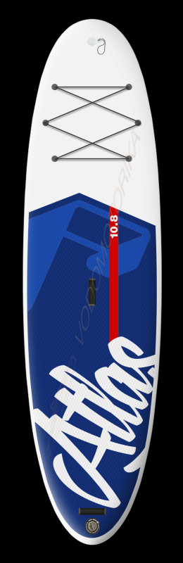 Надувная доска для SUP серфинга ATLAS WATERSPORT Touring 10.8
