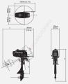 Лодочный мотор Tohatsu M3.5 S 3.5 л.с. двухтактный Лодочный мотор Tohatsu M3.5 S 3.5 л.с. двухтактный
