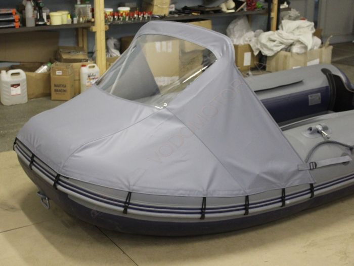 Носовой тент с окном для лодки ПВХ 260-300 см