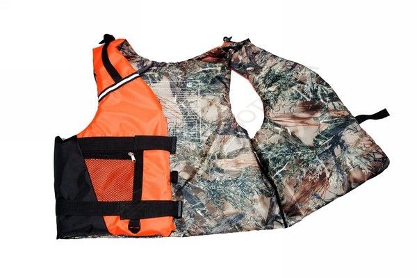 Спасательный жилет № 1 3XL-4XL (р. 56-58) ( камуфляж,оранжевый,желтый,красный)