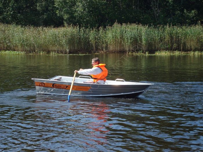 Алюминиевая лодка Wellboat-37