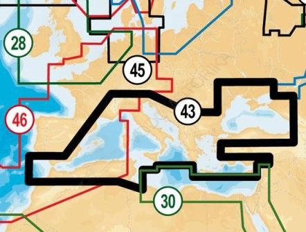 Карта Navionics Gold для эхолотов Humminbird 39XG /SD (Нижняя Волга)