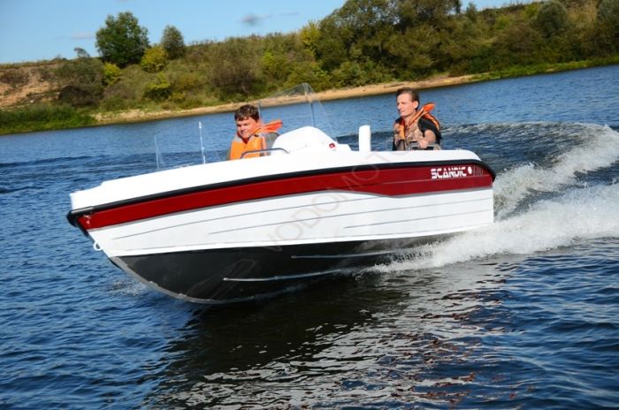 Алюминиевый катер SCANDIC HAVET 480 AL (белый)