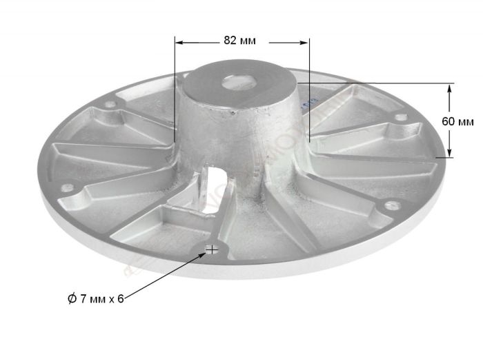 Основание D229 мм врезное для стоек Taper-Lock (3600002A)