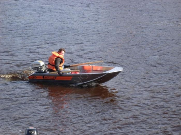 Алюминиевая лодка Wellboat-33
