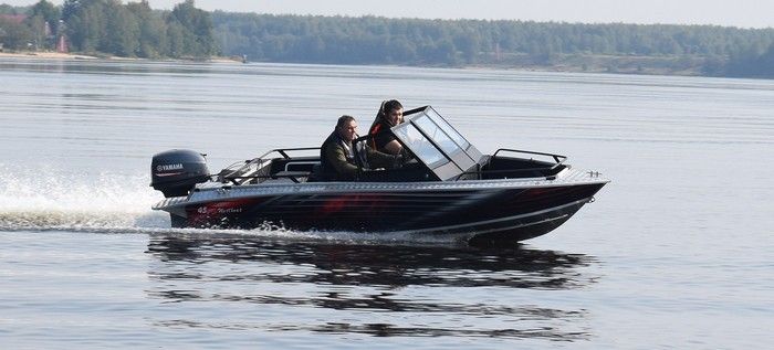 Алюминиевая лодка Wellboat 45АU