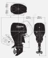 Лодочный мотор Tohatsu BFT115A LU 115 л.с. четырехтактный Лодочный мотор Tohatsu BFT115A LU 115 л.с. четырехтактный