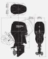 Лодочный мотор Tohatsu BFT90A LRTU 90 л.с. четырехтактный Лодочный мотор Tohatsu BFT90A LRTU 90 л.с. четырехтактный