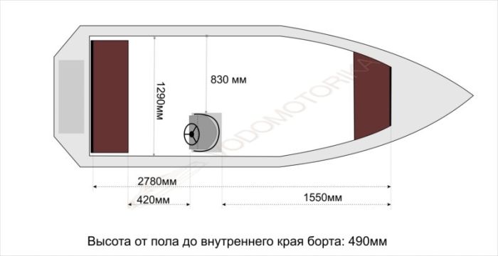 Алюминиевый катер WYATBOAT Wyatboat-430 С