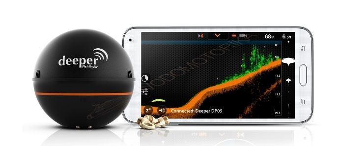 Портативный эхолот для смартфонов Deeper Smat Fishfinder
