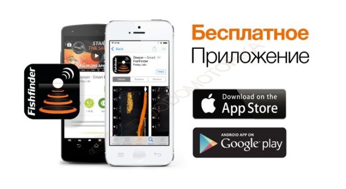 Портативный эхолот для смартфонов Deeper Smat Fishfinder