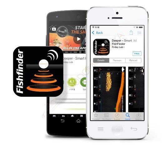 Портативный эхолот для смартфонов Deeper Smat Fishfinder