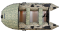 Надувная лодка GLADIATOR ACTIVE С420AL CAMO