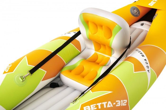 Каяк надувной двухместный с веслами Aquamarina Betta - 412 Leisure Kayak-2 ( арт. BE-412 )