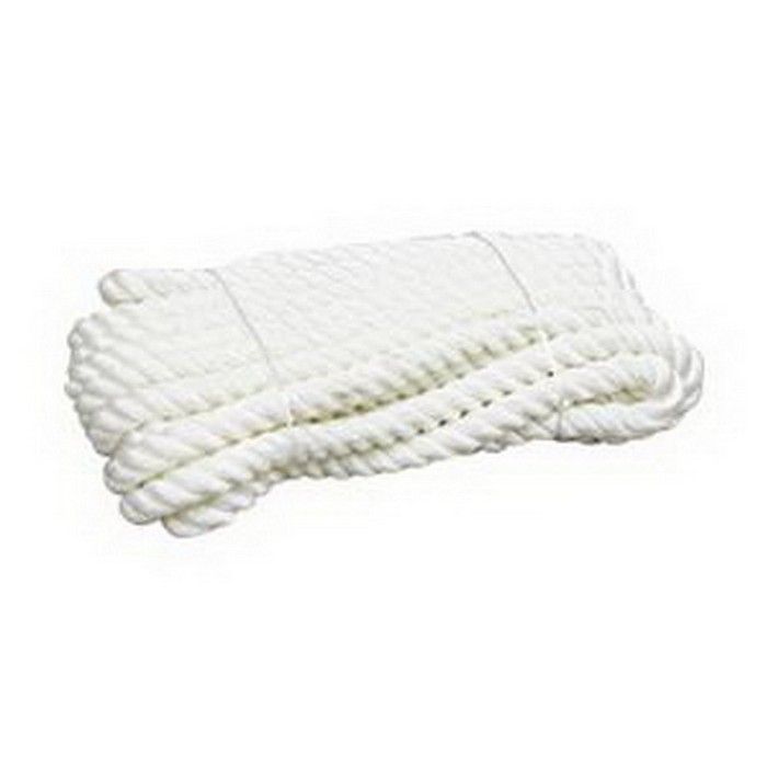 Канат LAKER POLYESTER &POLYESTER WOOL MIXED MUTIFILAMENT ROPE WHITE 16mm