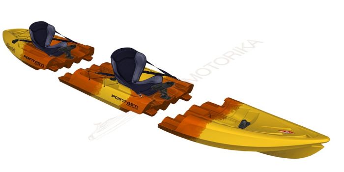 Модульный разборный каяк Tequila! GTX Angler Tandem