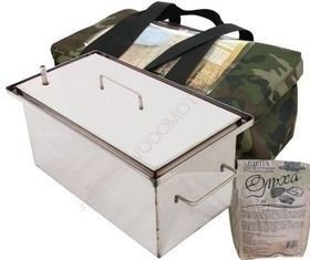 Коптильня Эконом 500х300х250 ( нержавейка aisi 430 - 1 мм ) с гидрозатвором