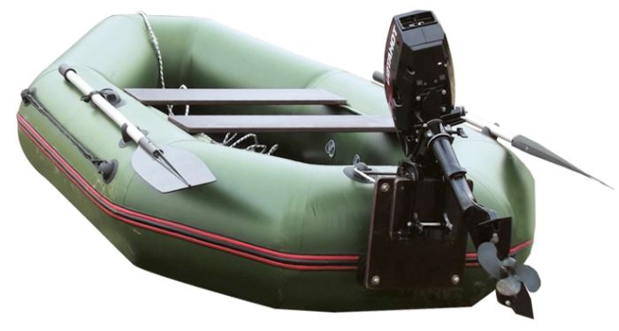 Лодка Мнев и К TUZ-270 (оливка) с пайолами