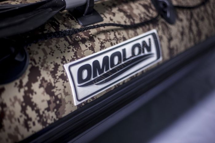 Лодка надувная OMOLON SLD 380 IB (надувное дно) камуфляж