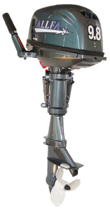 Лодочный мотор ALLFA T9.8S 9.8 л.с. двухтактный