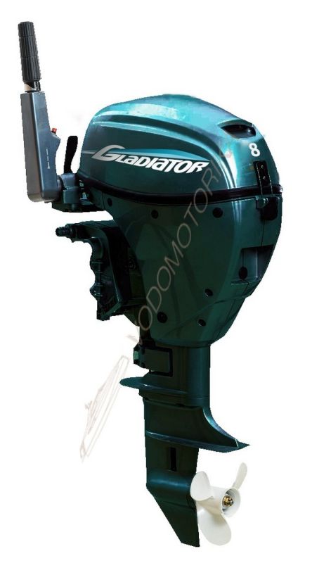 Лодочный мотор GLADIATOR GF8HS 8 л.с. четырехтактный