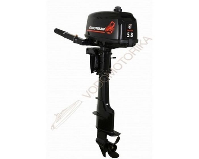 Лодочный мотор Golfstream T5.8BML 5.8 л.с. двухтактный