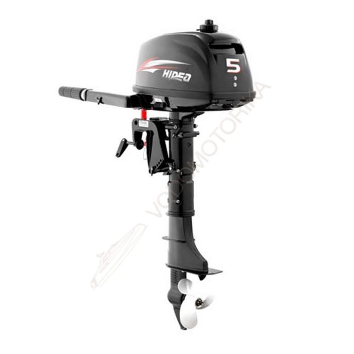 Лодочный мотор HIDEA HD5FHS ( с баком ) 5 л.с. двухтактный