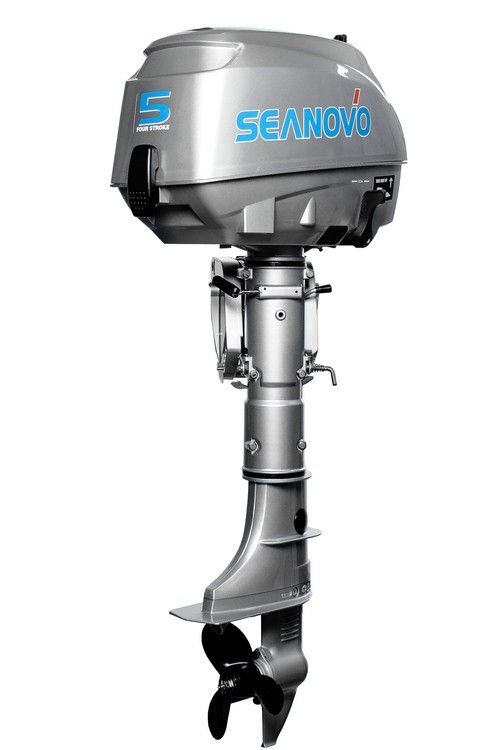 Лодочный мотор SEANOVO SNF5HS 5 л.с. четырехтактный (с баком 12л)