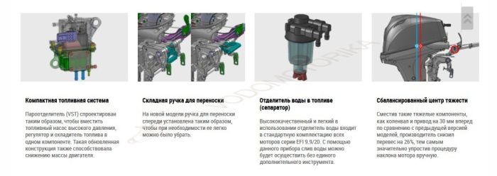 Лодочный мотор Tohatsu MFS9.9E S 9.9 л.с. четырехтактный