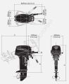 Лодочный мотор Tohatsu M18E2 EPL 18 л.с. двухтактный Лодочный мотор Tohatsu M18E2 EPL 18 л.с. двухтактный
