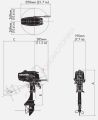 Лодочный мотор Tohatsu M2.5A2 S 2.5 л.с. двухтактный Лодочный мотор Tohatsu M2.5A2 S 2.5 л.с. двухтактный