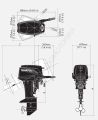 Лодочный мотор Tohatsu M30H S 30 л.с. двухтактный Лодочный мотор Tohatsu M30H S 30 л.с. двухтактный