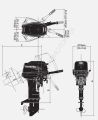 Лодочный мотор Tohatsu M40C EPL 40 л.с. двухтактный Лодочный мотор Tohatsu M40C EPL 40 л.с. двухтактный