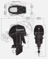 Лодочный мотор Tohatsu MFS40A ETL 40 л.с. четырехтактный Лодочный мотор Tohatsu MFS40A ETL 40 л.с. четырехтактный
