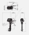 Лодочный мотор Tohatsu MFS5C S-S 5 л.с. четырехтактный Лодочный мотор Tohatsu MFS5C S-S 5 л.с. четырехтактный