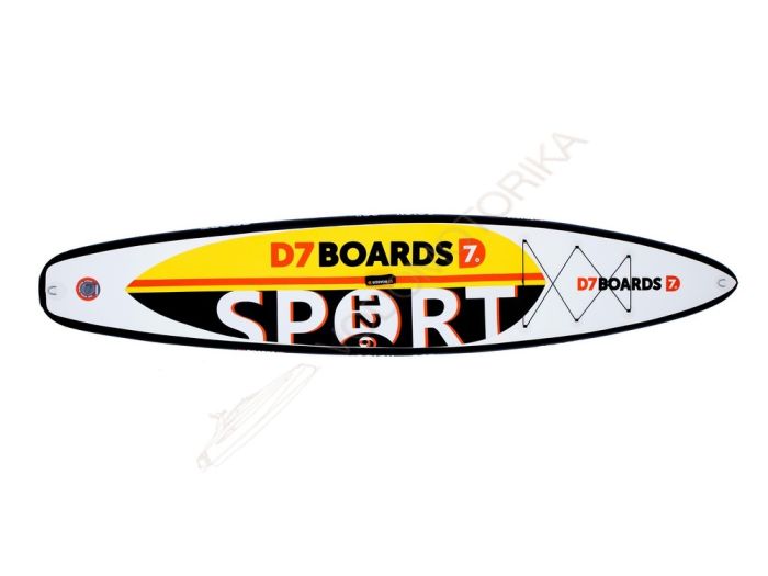 Надувная доска для SUP серфинга D7 Boards Sport 12.6