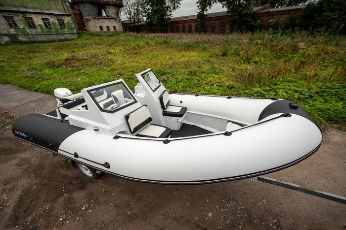 Надувная лодка ProfMarine RIB 550.2 с алюминиевым корпусом (двухконсольный)
