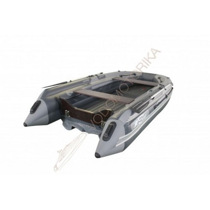 Надувная лодка Reef Skat 390 S НД с интегрированным фальшбортом (пластиковый транец)