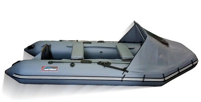 Носовой тент на лодки Хантер 320