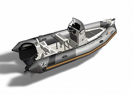 Лодка надувная ZODIAC Pro open 650 хайпалон-неопрен
