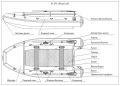 Надувная лодка Фрегат M-370 F серая Надувная лодка Фрегат M-370 F серая